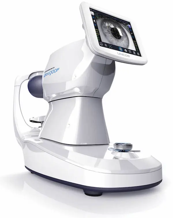 Moderní optometrické přístroje Auto Ref/Keratometer 3D Unicos URK-900F pro přesné vyšetření zraku